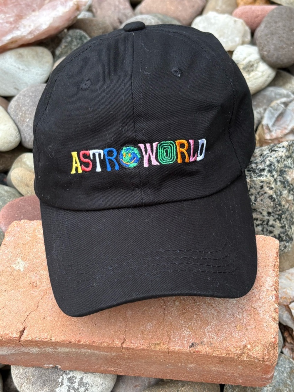 Travis Scott Astroworld Dad Hat Cap Strap Back Wish You Were Here Concert Fest